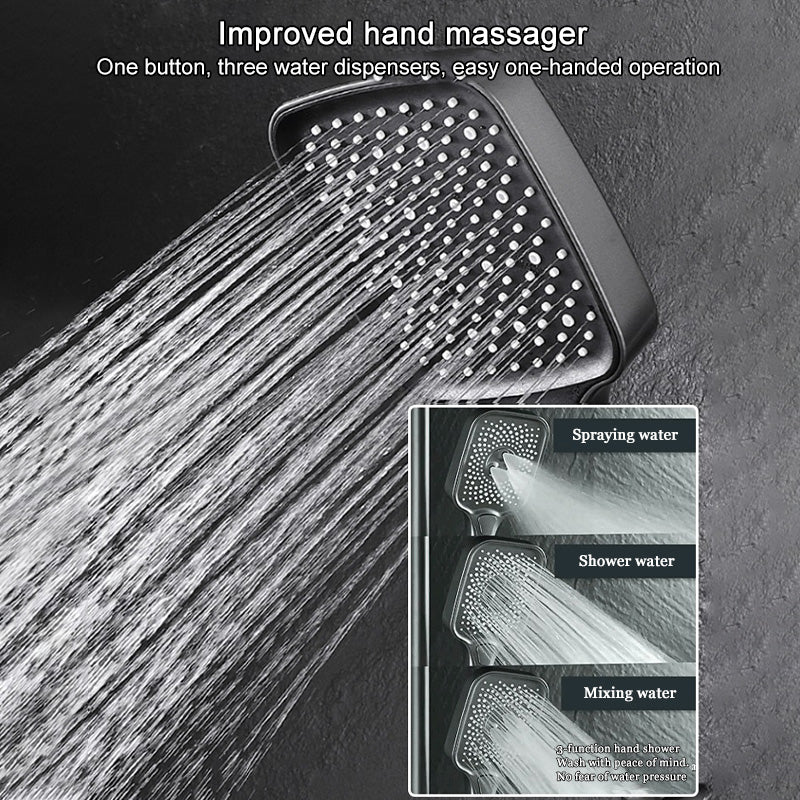Intelligent shower set with constant temperature under pressure