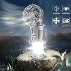Portable LED Camping Lamp With Fan