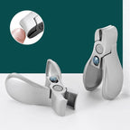 Nail clipper with wide opening