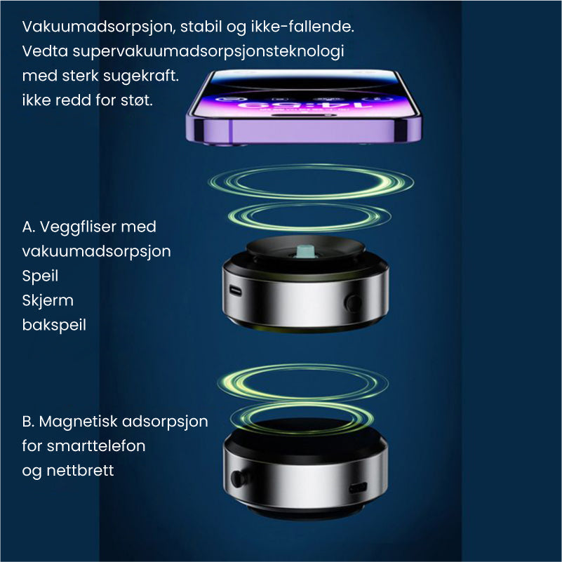 Magnetic Car Suction Cup Holder