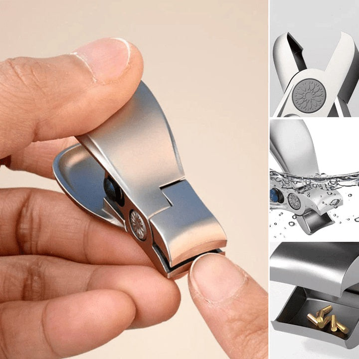 Nail clipper with wide opening