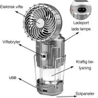 Portable LED Camping Lamp With Fan