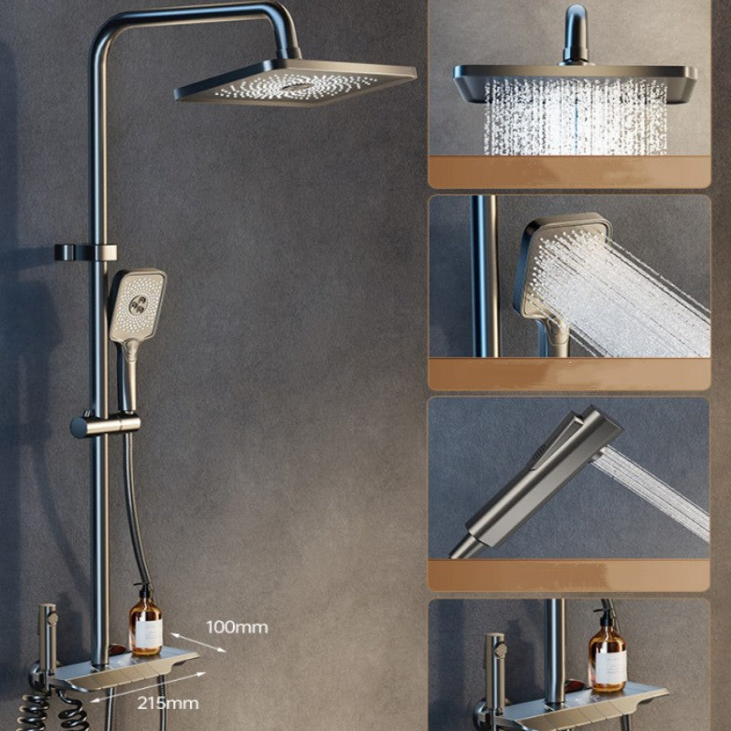 Intelligent shower set with constant temperature under pressure