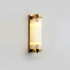 Vintage Glass Wall Lamp with LED in Retro Style