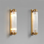 Vintage Glass Wall Lamp with LED in Retro Style