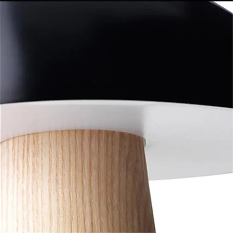 Mushroom lamp wood