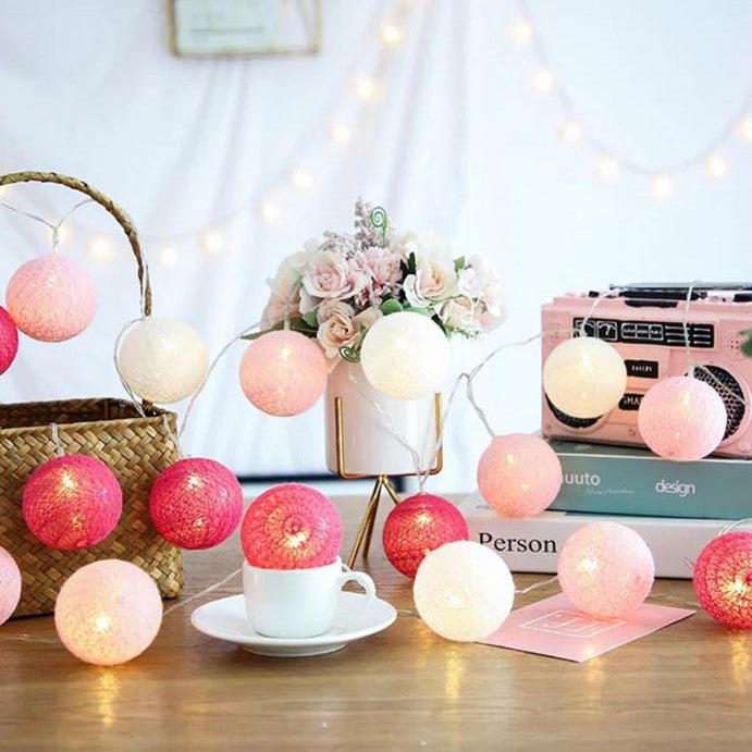 Ballton - Cotton glowing ball swing | Various color combinations
