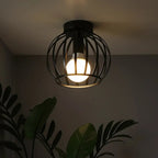 Industrial Ceiling Lamp Black