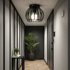 Industrial Ceiling Lamp Black