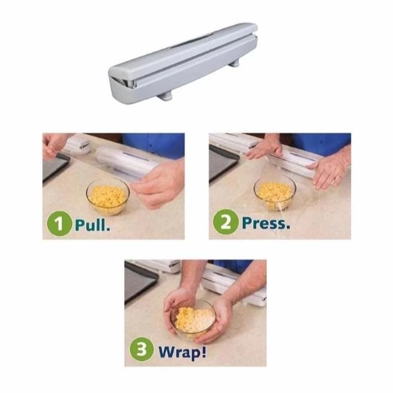 Food packaging dispenser – Plastic, foil, baking paper, cling film cutter