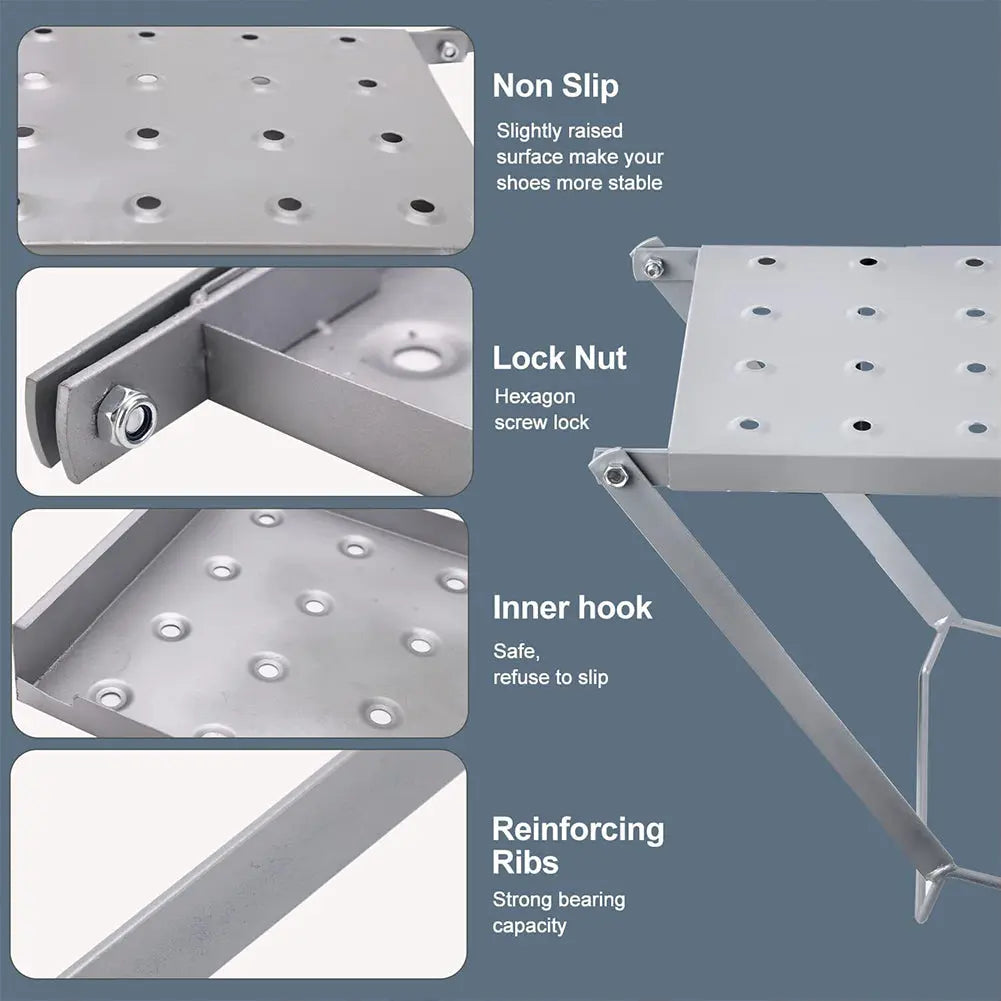 Platform attachment for ladders – Safe standing for any work