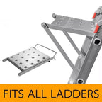 Platform attachment for ladders – Safe standing for any work