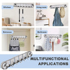 Space-saving suction cup hooks with adjustable folding design