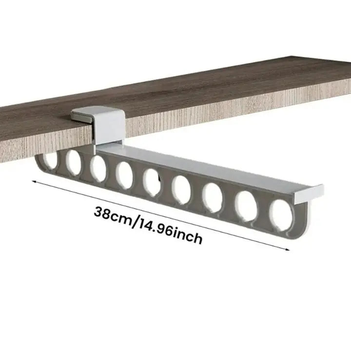 Space-saving wardrobe organizer