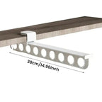 Space-saving wardrobe organizer