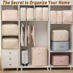 Space-saving compression organizer