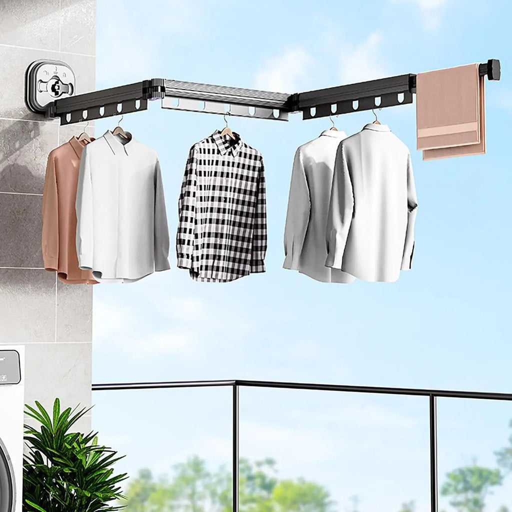 Space-saving laundry dryer