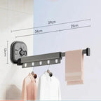 Space-saving laundry dryer