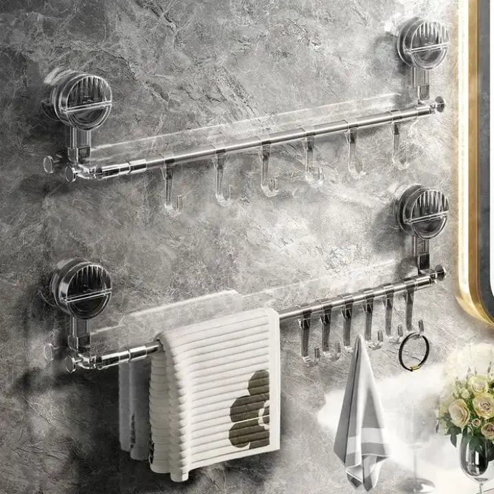 Towel holder with suction cup – No drilling, ready to use immediately