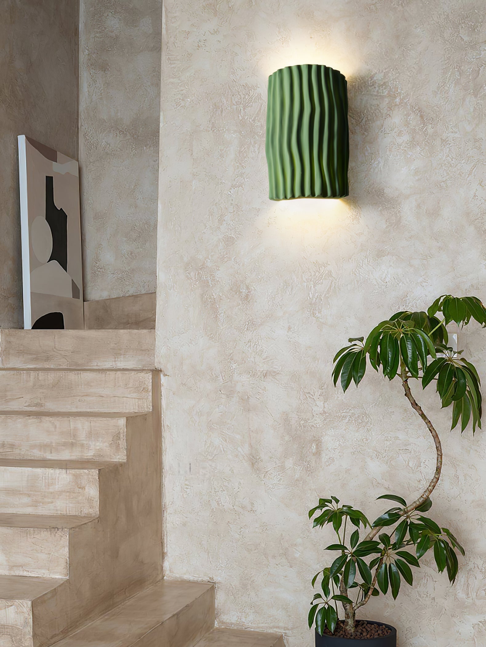 NordicLuxe – Resin Wall Light with Warm and Inviting Glow