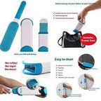 FurAway Pro | Double-sided pet hair remover with self-cleaning base for effortless cleaning