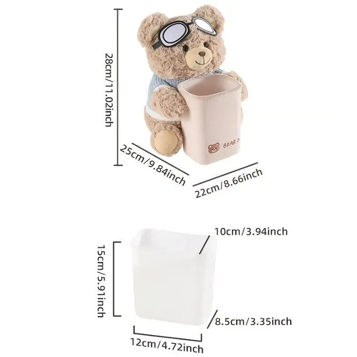 Plush Handkerchief Dispenser for Car – Soft Car Organizer