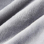Plush Fleece Contrast Trim Bathrobe