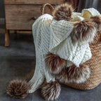 Pom Pom Chenille Blankets