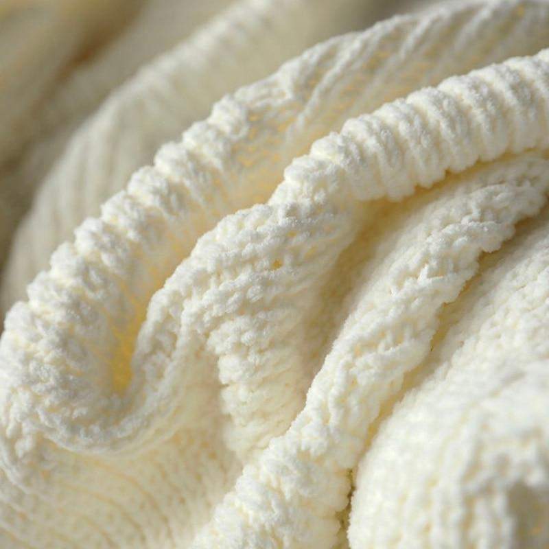Pom Pom Chenille Blankets