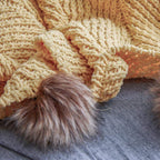 Pom Pom Chenille Blankets