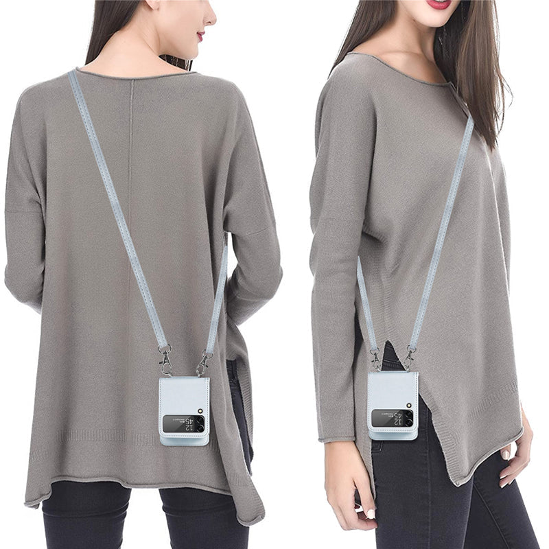 Portable Fashion Leather Shoulder Bag RFID-blocking Wallet Case
