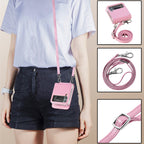 Portable Fashion Leather Shoulder Bag RFID-blocking Wallet Case