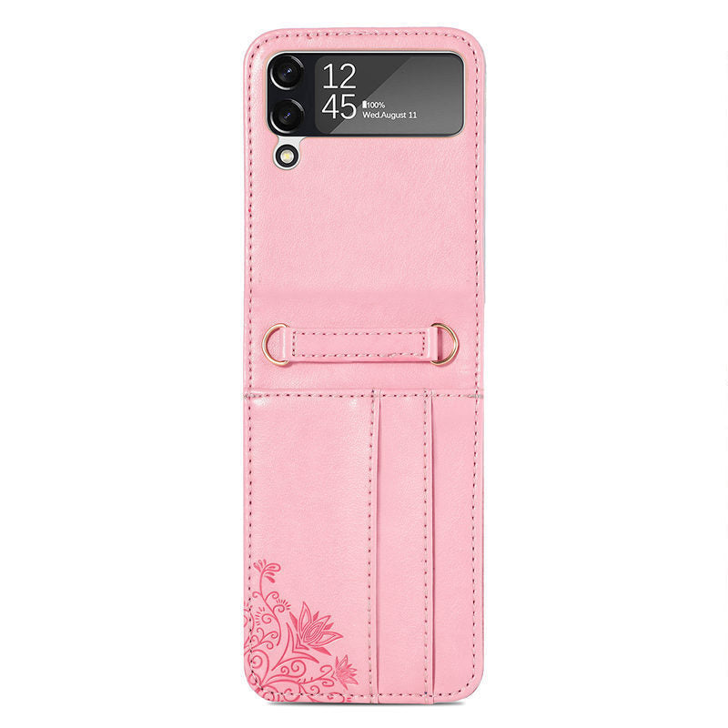 Portable Fashion Leather Shoulder Bag RFID-blocking Wallet Case