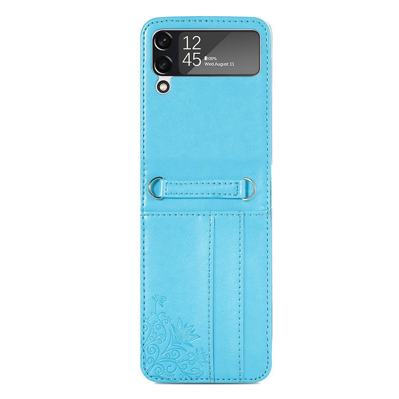 Portable Fashion Leather Shoulder Bag RFID-blocking Wallet Case