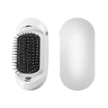 Portable negative ion hair brush