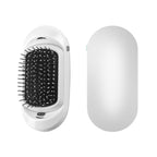 Portable negative ion hair brush