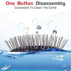 Portable negative ion hair brush