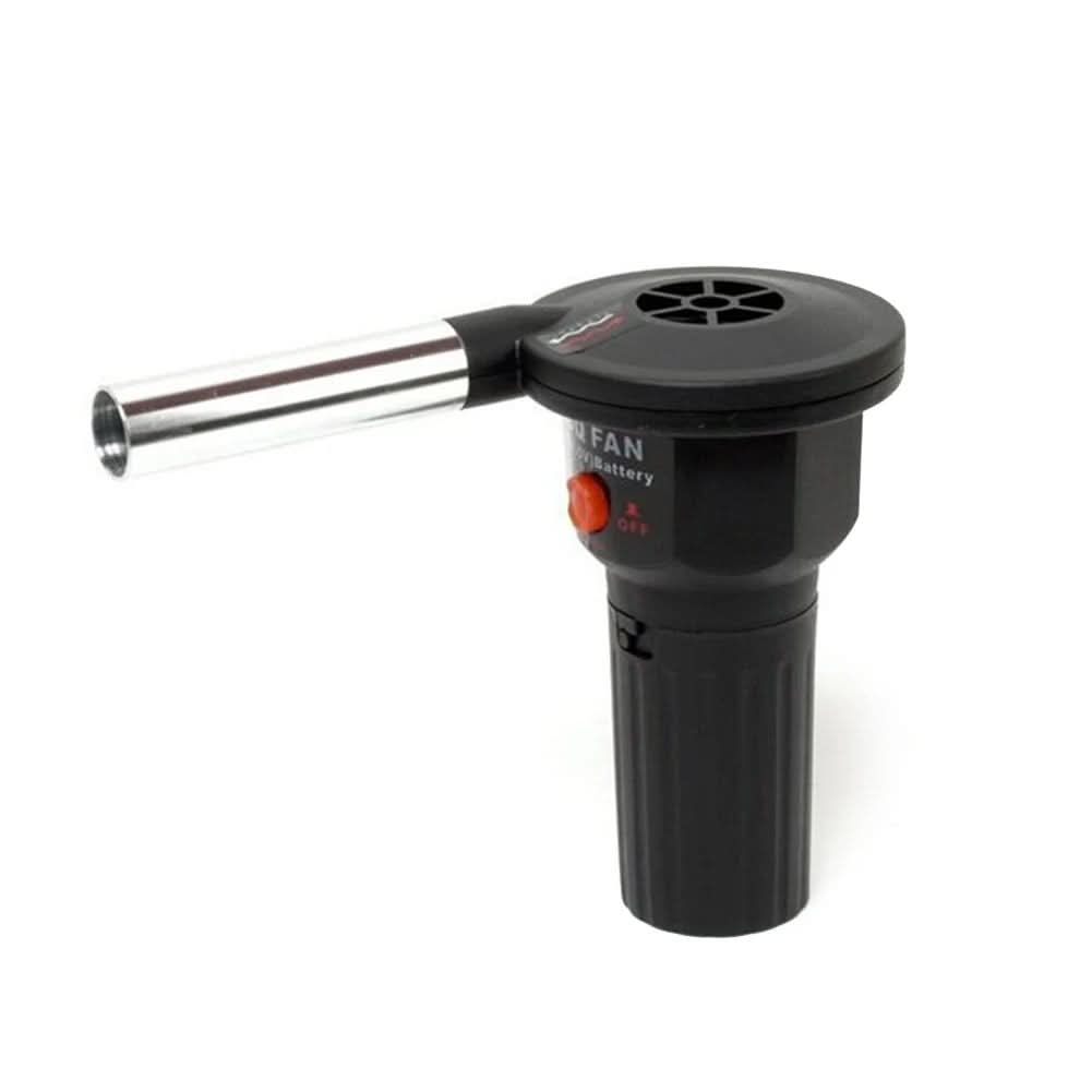 Portable grill bellows made of aluminum for efficient lighting