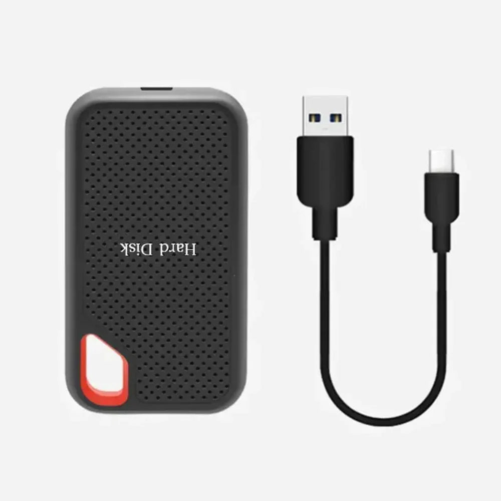 Portable External SSD with USB 3.2 and Type-C, Up to 256TB