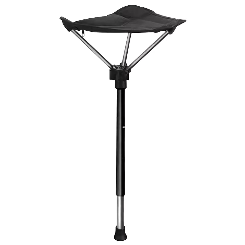 Adjustable Aluminum Alloy Folding Camping Stool 125kg Load Bearing for Hiking Travel
