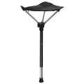 Adjustable Aluminum Alloy Folding Camping Stool 125kg Load Bearing for Hiking Travel