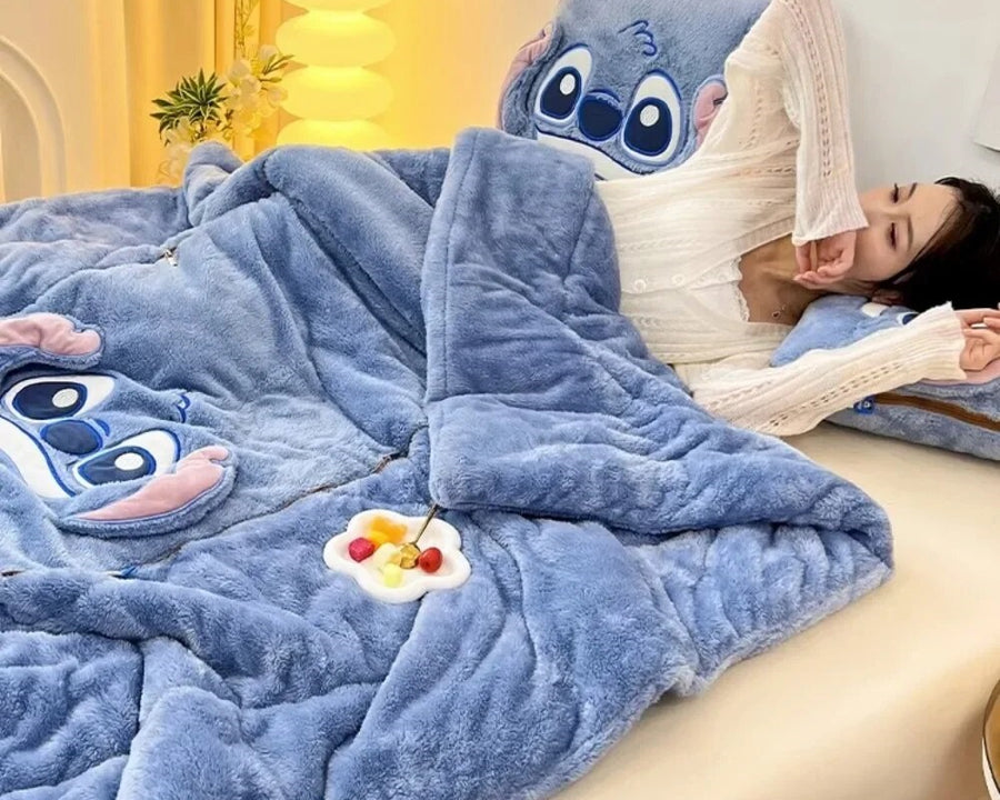 Luxury blanket and cushion set for ultimate comfort