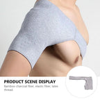 Adjustable shoulder support with ergonomic fitness pads
