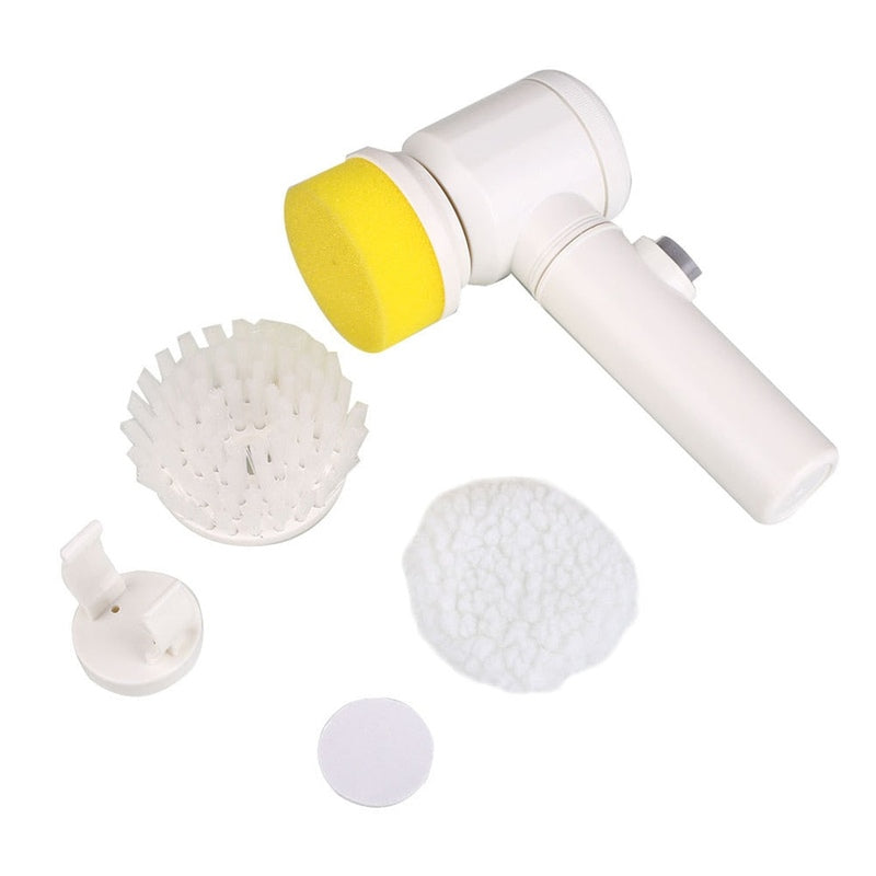 PowerScrub | Compact Cordless Electric Scrubber with Brush Attachments