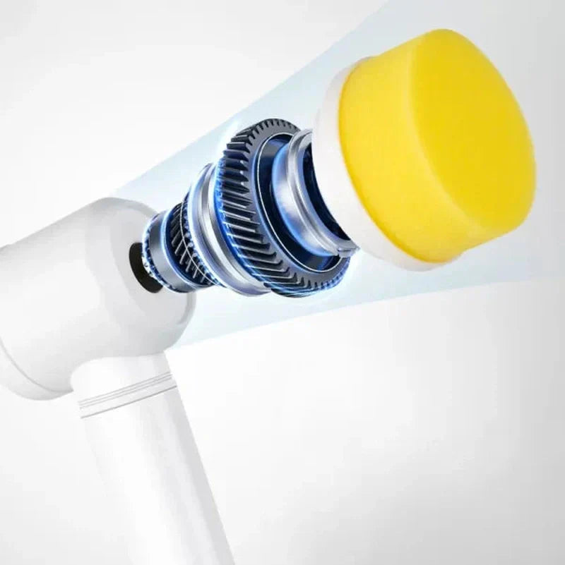 PowerScrub | Compact Cordless Electric Scrubber with Brush Attachments