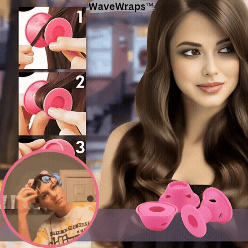 WaveWraps Heat-Free Hair Curlers