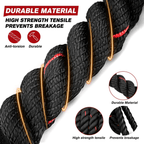Adjustable Jump Rope with Weights for Strength & Endurance Training