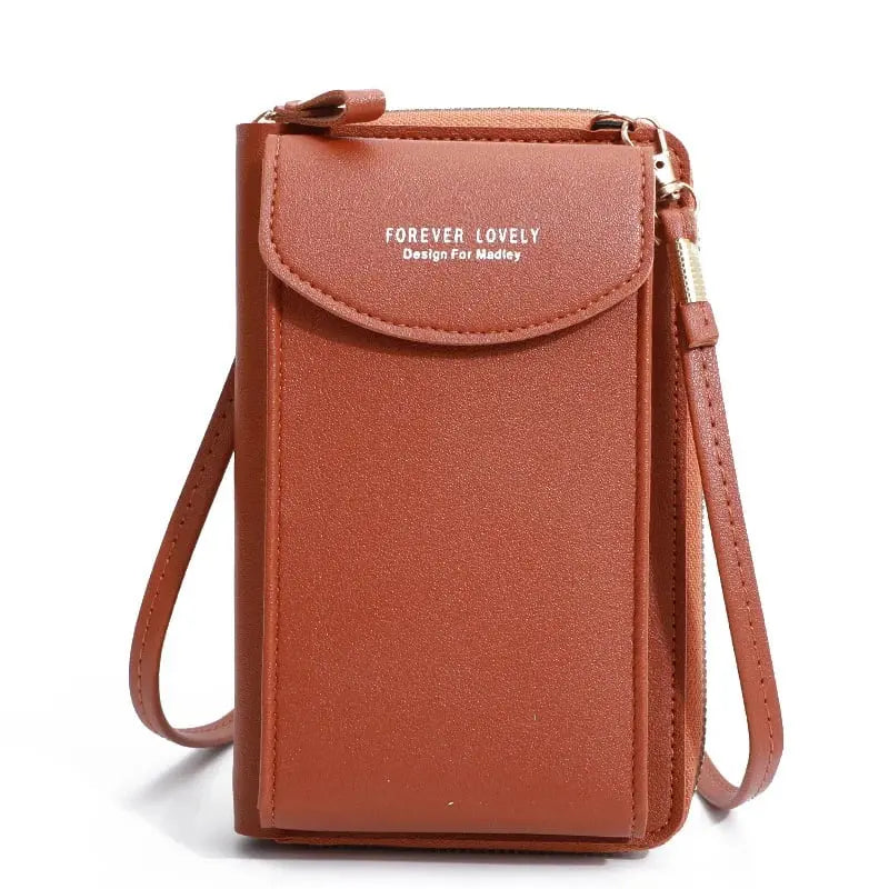 Practical Clutch Wallet with Shoulder Strap – Removable & Versatile to Wear