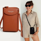 Practical Clutch Wallet with Shoulder Strap – Removable & Versatile to Wear