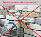 Practical cement cartridge press for precise wall and wall repairs